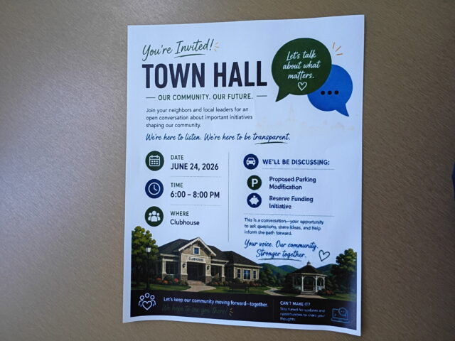 Crown Colony Town Hall: Our Community, Our Future
