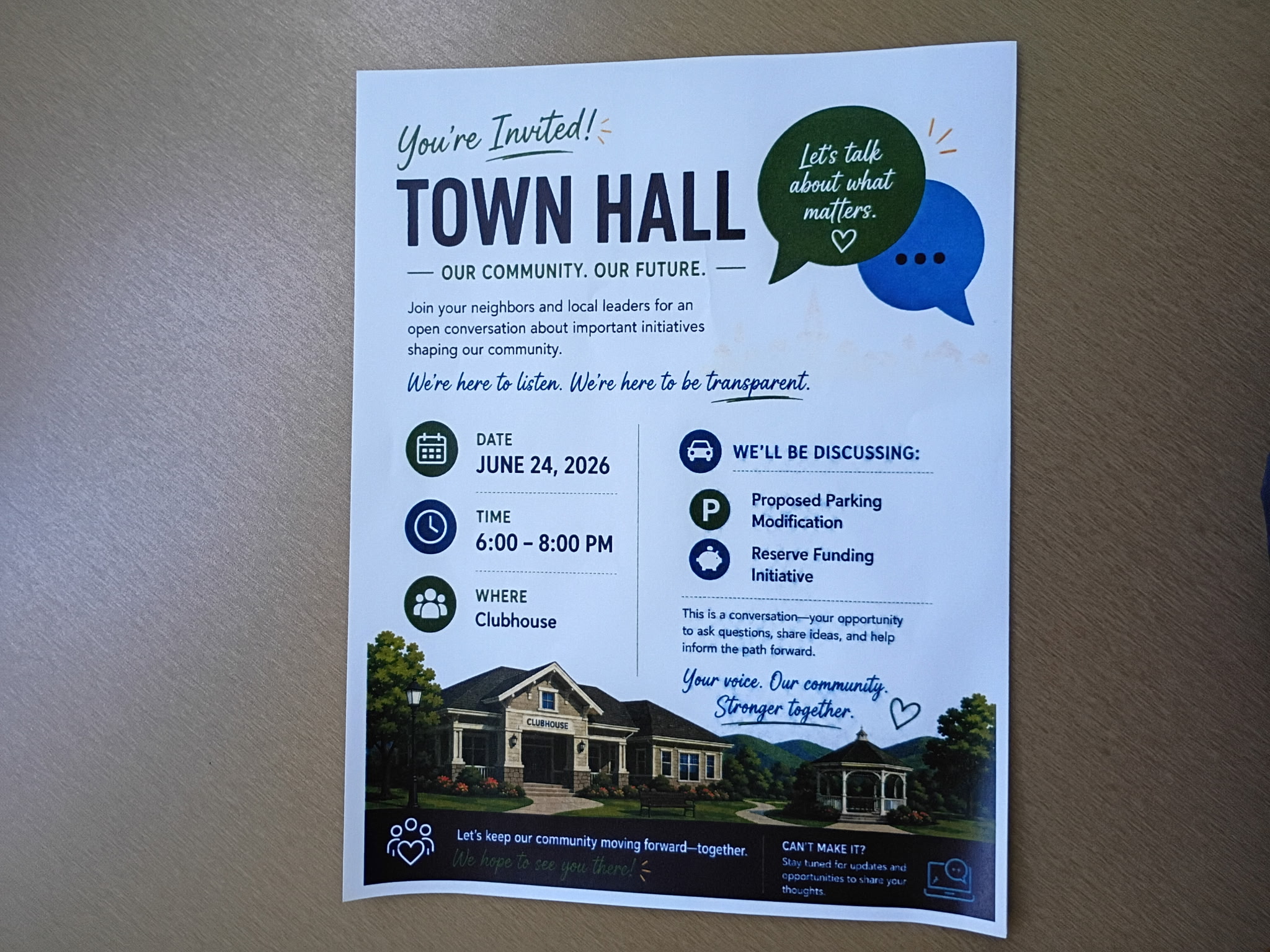 Read more about the article Crown Colony Town Hall: Our Community, Our Future